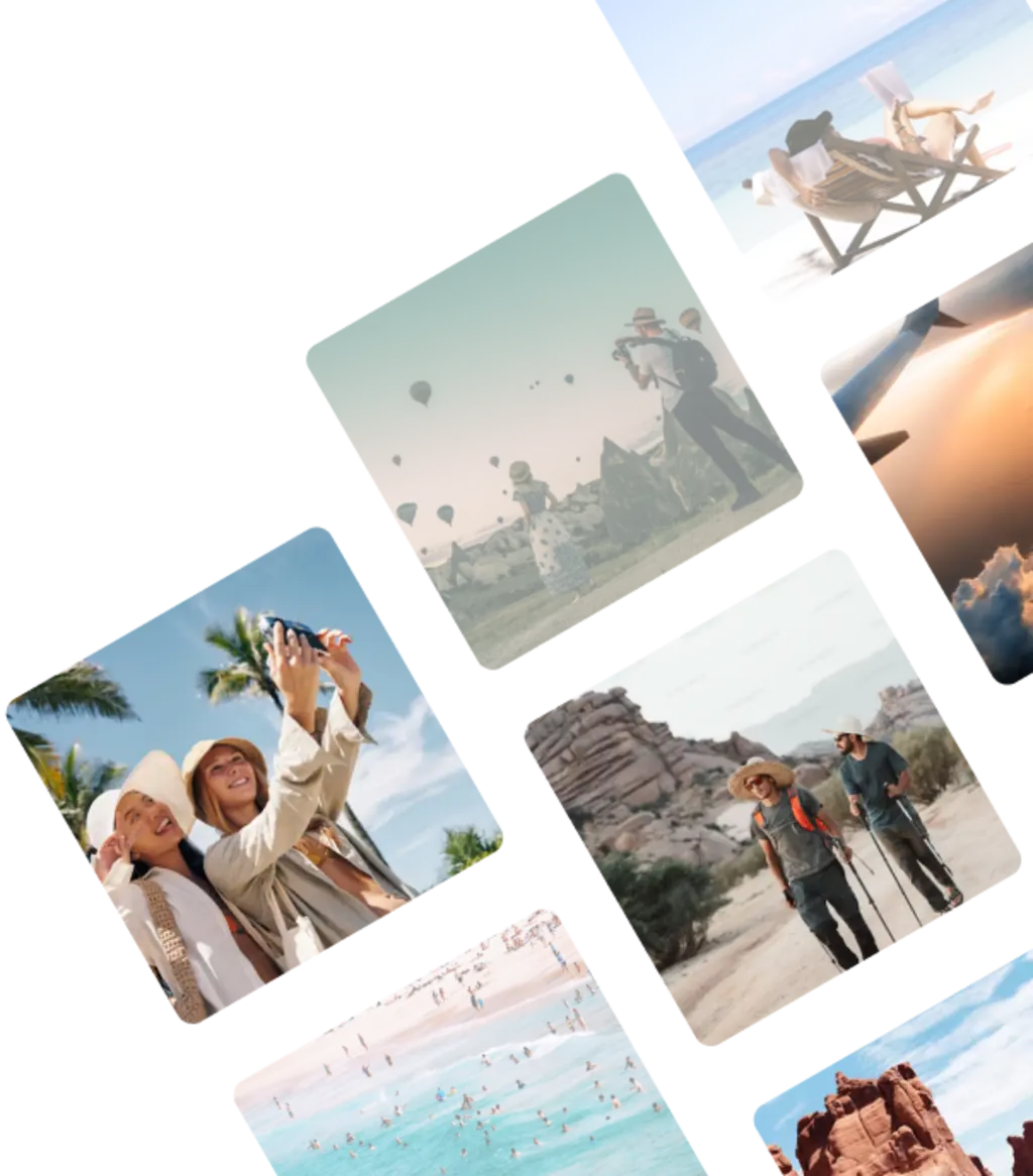 Image of people on holiday